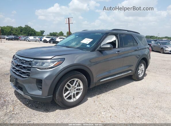 1FMUK7DH8SGA67133 2025 FORD EXPLORER Gray Передня ліва чверть