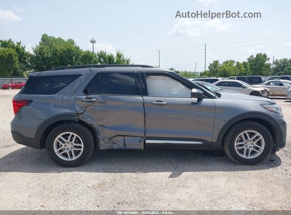 1FMUK7DH8SGA67133 2025 FORD EXPLORER Gray Вид задньої частини салону