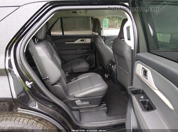 1FMUK7DH8SGC44540 2025 FORD EXPLORER Black Vista de la etiqueta del VIN