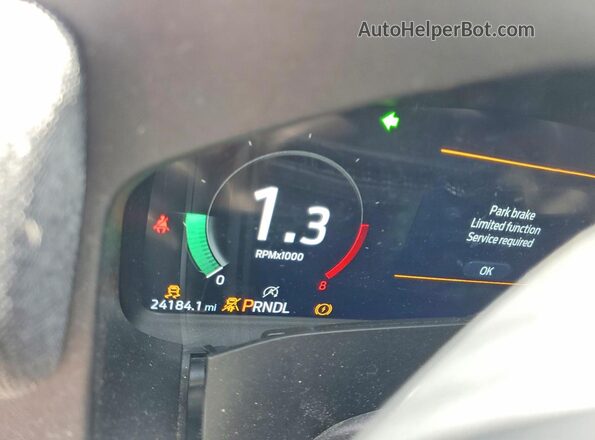 1FMUK7DH9SGA40166 2025 FORD EXPLORER Gray ხელსაწყოთა პანელის ხედი