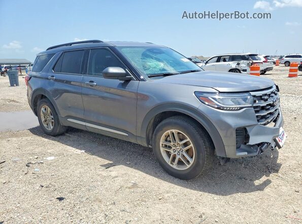 1FMUK7DH9SGA40166 2025 FORD EXPLORER Gray წინა მარჯვენა