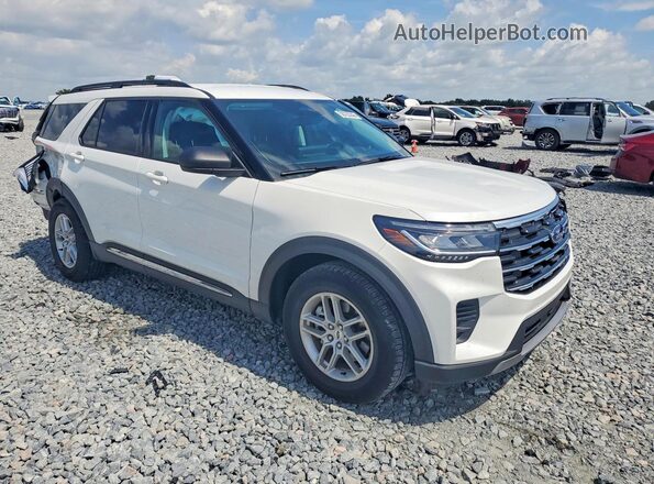 1FMUK7DH9SGC84903 2025 FORD EXPLORER Белый Передняя правая четверть