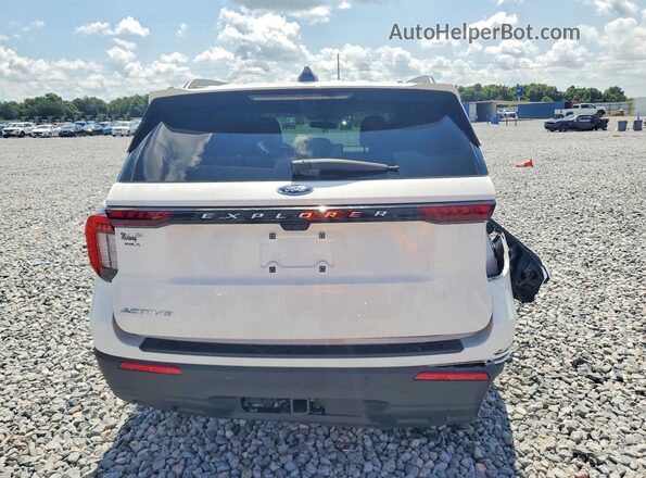 1FMUK7DH9SGC84903 2025 FORD EXPLORER Белый Вид сзади