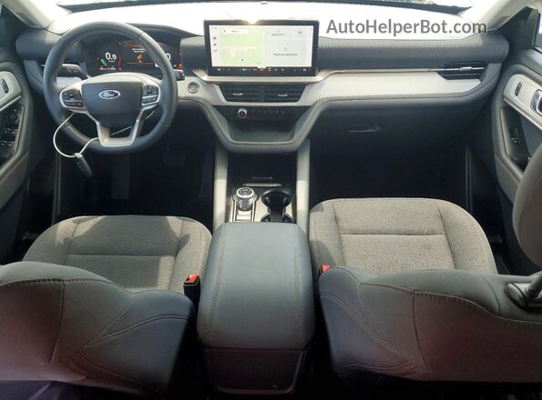 1FMUK7DH9SGC84903 2025 FORD EXPLORER Белый Вид панели приборов