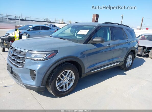 1FMUK7DHXSGA27734 2025 FORD EXPLORER Gray Front left