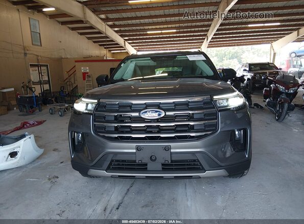 1FMUK7DHXSGC91553 2025 FORD EXPLORER Gray Widok zestawu wskaźników