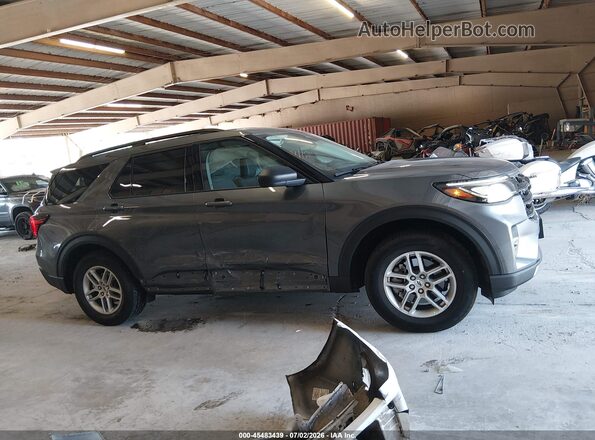 1FMUK7DHXSGC91553 2025 FORD EXPLORER Gray Widok wnętrza z tyłu