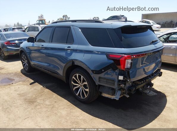 1FMUK7KH2SGA20621 2025 FORD EXPLORER Blue Задня ліва чверть