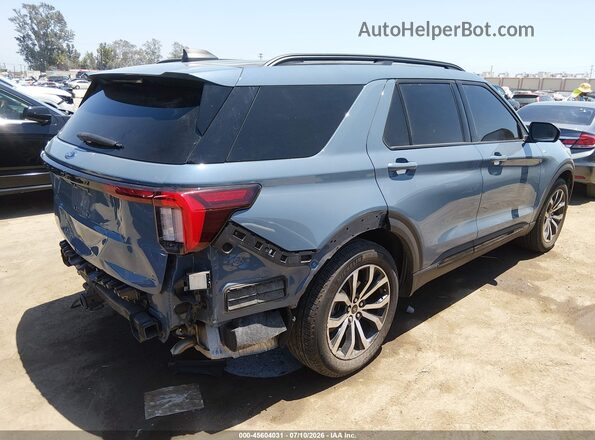 1FMUK7KH2SGA20621 2025 FORD EXPLORER Blue Задня права чверть