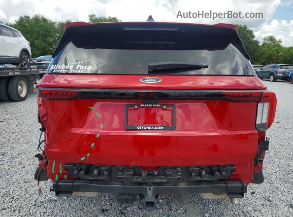 1FMUK7KH4SGC07522 2025 FORD EXPLORER Burgundy უკანა ხედი
