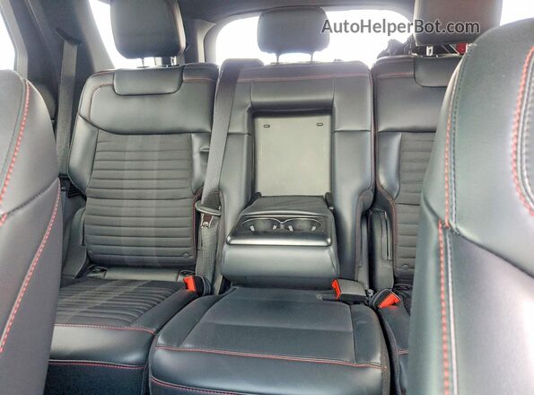 1FMUK7KH4SGC07522 2025 FORD EXPLORER Burgundy უკანა სავარძლების ხედი
