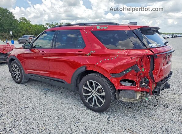 1FMUK7KH4SGC07522 2025 FORD EXPLORER Burgundy უკანა მარცხენა