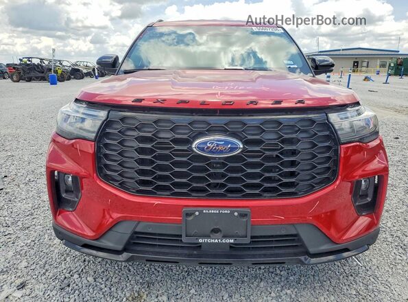 1FMUK7KH4SGC07522 2025 FORD EXPLORER Burgundy წინა ხედი