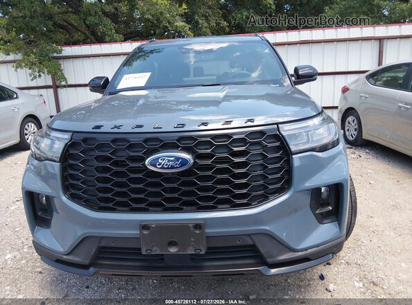 1FMUK7KH9TGA35442 2026 FORD EXPLORER Blue Widok zestawu wskaźników