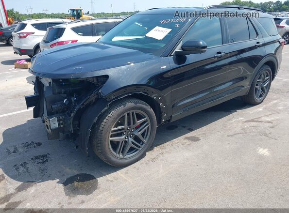 1FMUK7KHXSGC39035 2025 FORD EXPLORER Black Front left
