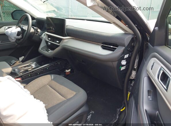 1FMUK8DH2SGC57760 2025 FORD EXPLORER Черный Вид салона спереди