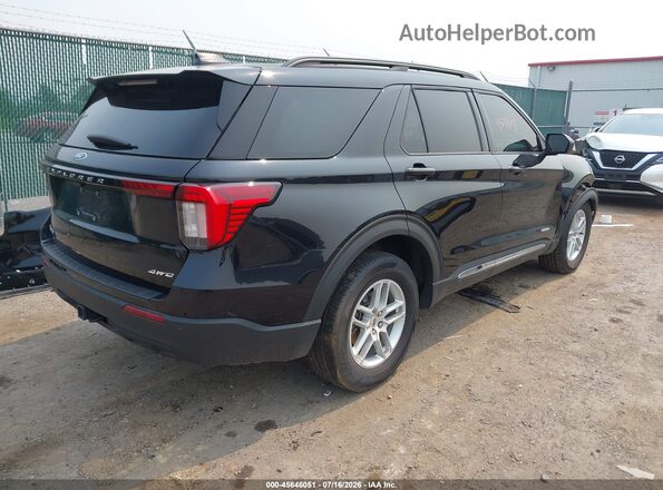 1FMUK8DH2SGC57760 2025 FORD EXPLORER Черный Задняя правая четверть