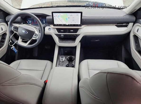 1FMUK8DH2TGA24494 2026 FORD EXPLORER White წინა პანელის ხედი