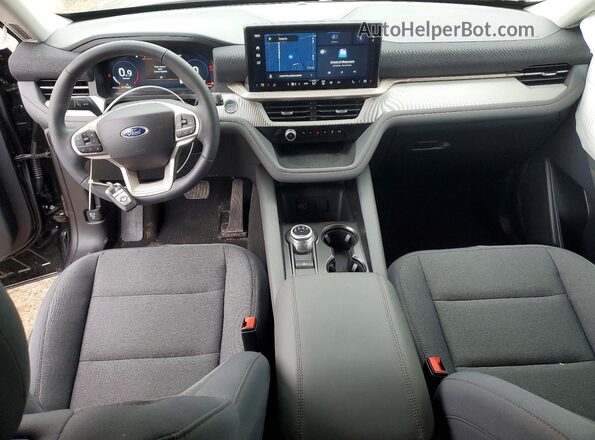 1FMUK8DH3TGA67967 2026 FORD EXPLORER Black Առջևի վահանակի տեսք