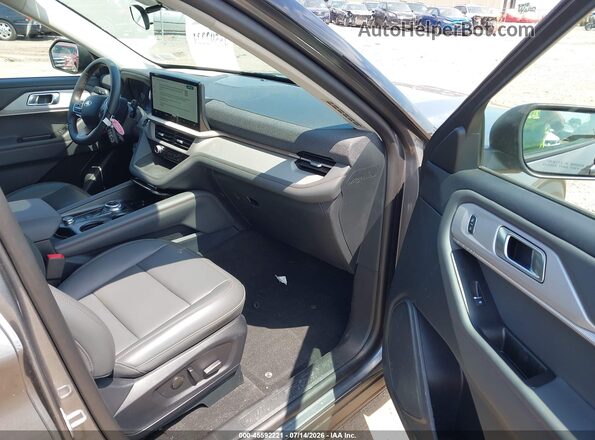1FMUK8DH4SGC65729 2025 FORD EXPLORER Gray Front interior view