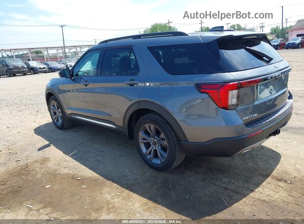 1FMUK8DH4SGC65729 2025 FORD EXPLORER Gray Rear left