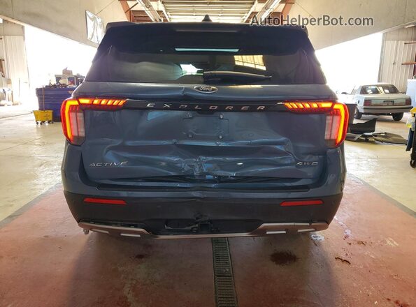 1FMUK8DH4SGC89559 2025 FORD EXPLORER Blue უკანა ხედი