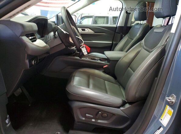 1FMUK8DH4SGC89559 2025 FORD EXPLORER Blue წინა სალონის ხედი