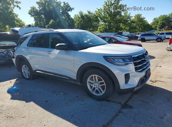 1FMUK8DH5SGC93507 2025 FORD EXPLORER Белый Передняя правая четверть