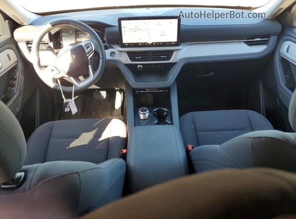 1FMUK8DH5SGC93507 2025 FORD EXPLORER Белый Вид панели приборов