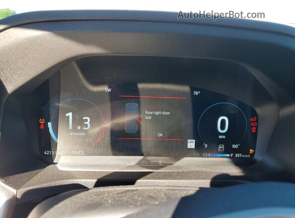 1FMUK8DH5SGC93507 2025 FORD EXPLORER Белый Вид щитка приборов