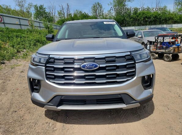 1FMUK8DH6SGA92182 2025 FORD EXPLORER Silver წინა ხედი