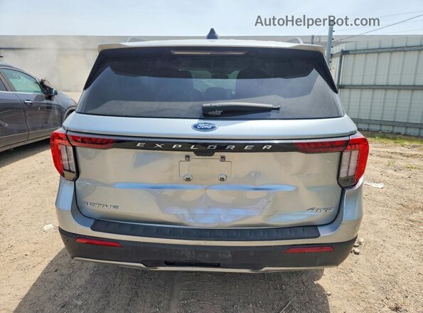 1FMUK8DH6SGA92182 2025 FORD EXPLORER Silver უკანა ხედი