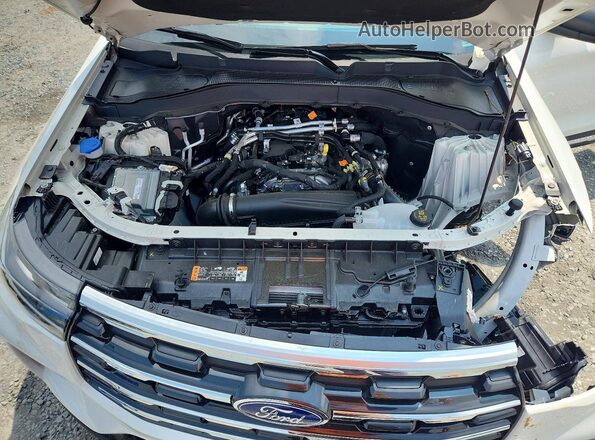 1FMUK8DH7SGC55552 2025 FORD EXPLORER White Вид підкапотного простору