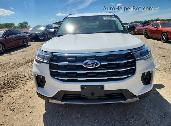 1FMUK8DH8SGC06103 2025 FORD EXPLORER White Front view