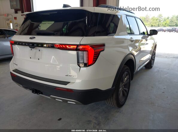 1FMUK8DH8SGC94604 2025 FORD EXPLORER White Հետևի աջ