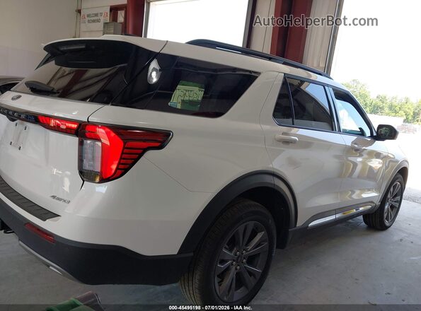 1FMUK8DH8SGC94604 2025 FORD EXPLORER White Սալոնի հետևի տեսք