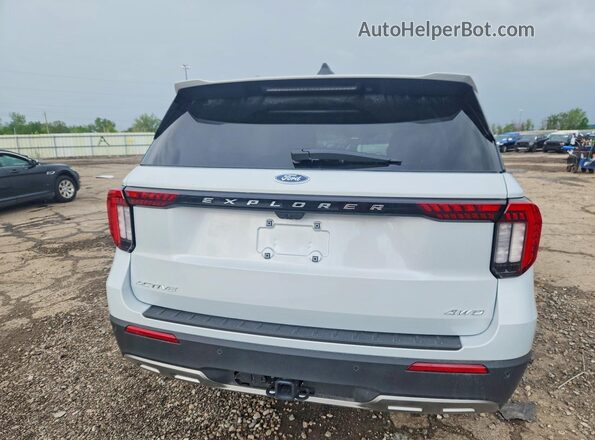 1FMUK8DH8TGA18196 2026 FORD EXPLORER White უკანა ხედი