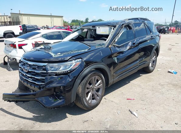 1FMUK8DH8TGA95151 2026 FORD EXPLORER Black წინა მარცხენა ხედი სამი მეოთხედიდან
