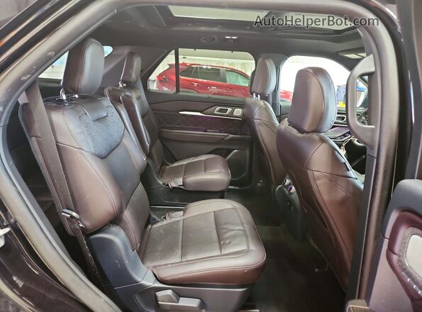 1FMUK8HH2SGA10765 2025 FORD EXPLORER Black უკანა სალონის ხედი