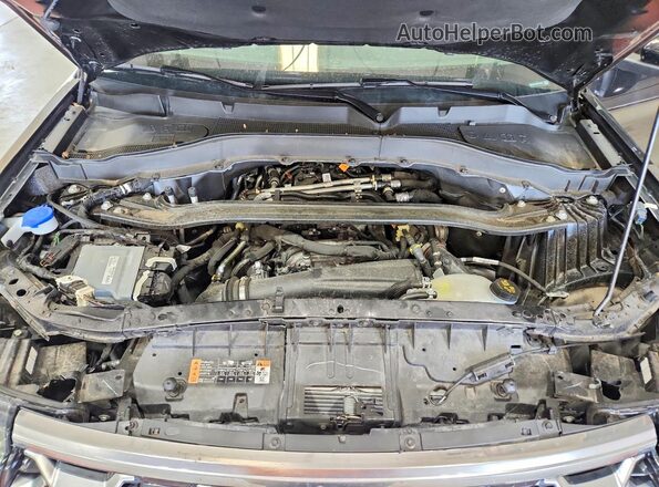1FMUK8HH4SGA15854 2025 FORD EXPLORER Black ძრავის განყოფილების ხედი