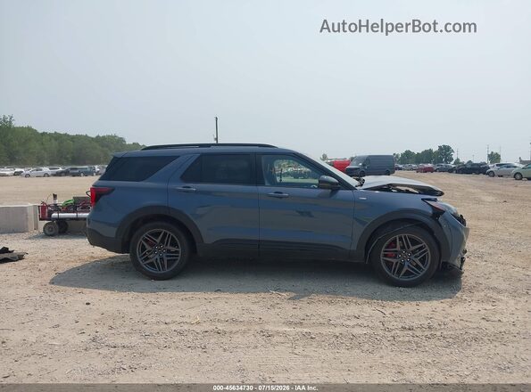 1FMUK8KH3SGC30408 2025 FORD EXPLORER Синий Панорамный вид салона 360°