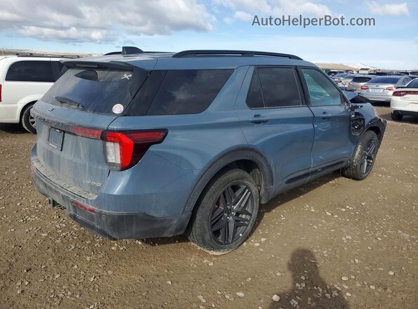 1FMUK8KH6SGA39338 2025 FORD EXPLORER Blue Հետևի աջ