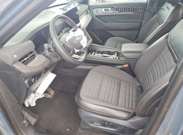1FMUK8KH6SGA39338 2025 FORD EXPLORER Blue Սալոնի դիմացի տեսք