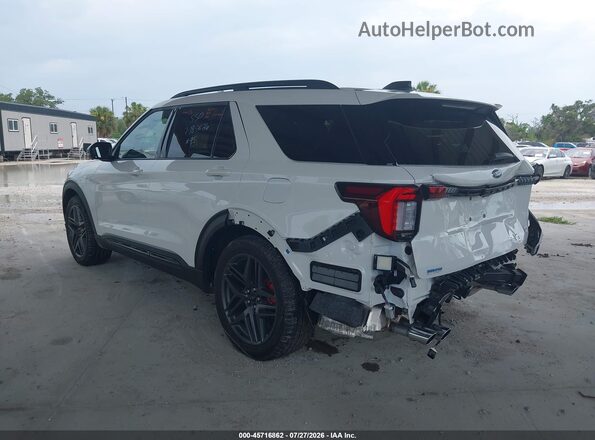 1FMWK7GC0SGC22668 2025 FORD EXPLORER Белый Задняя левая четверть
