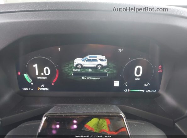 1FMWK7GC0SGC22668 2025 FORD EXPLORER Белый Вид задних сидений
