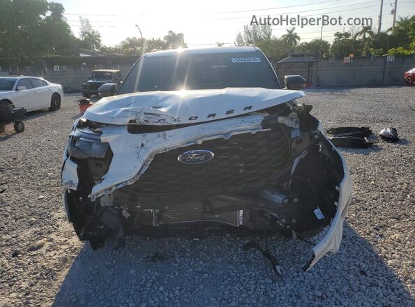 1FMWK7GC8SGB00804 2025 FORD EXPLORER White Դիմացի տեսք