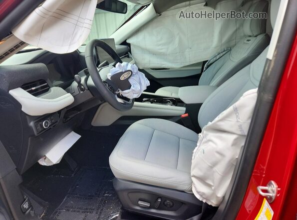 1FMWK7HC0SGC73795 2025 FORD EXPLORER Red Вид салону спереду