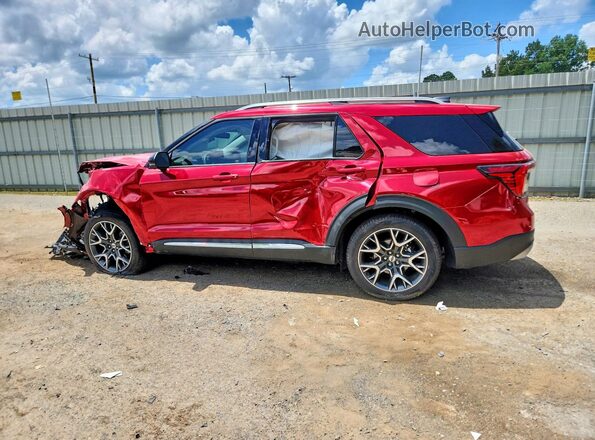 1FMWK7HC0SGC73795 2025 FORD EXPLORER Red Задня ліва чверть