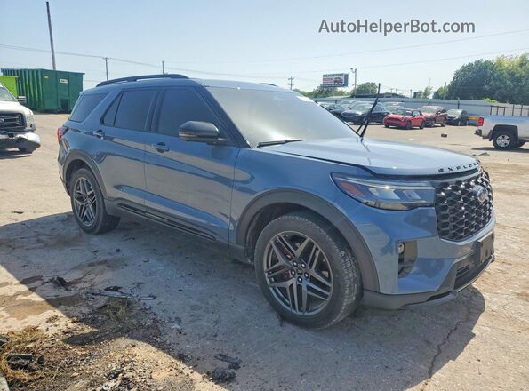 1FMWK8GC1SGC22572 2025 FORD EXPLORER Blue Առջևի աջ