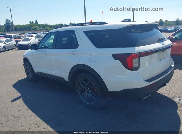 1FMWK8GC2SGB17331 2025 FORD EXPLORER White Задня ліва чверть